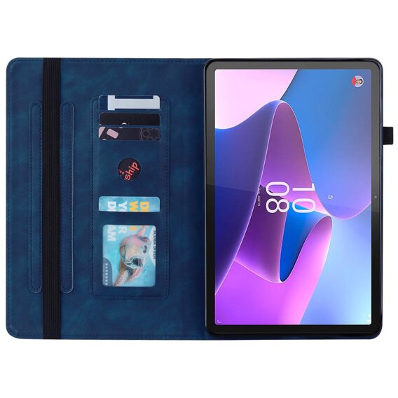 Θήκη για Lenovo Tab P11 Pro Gen 2, Wallet Pen Slot, μπλε