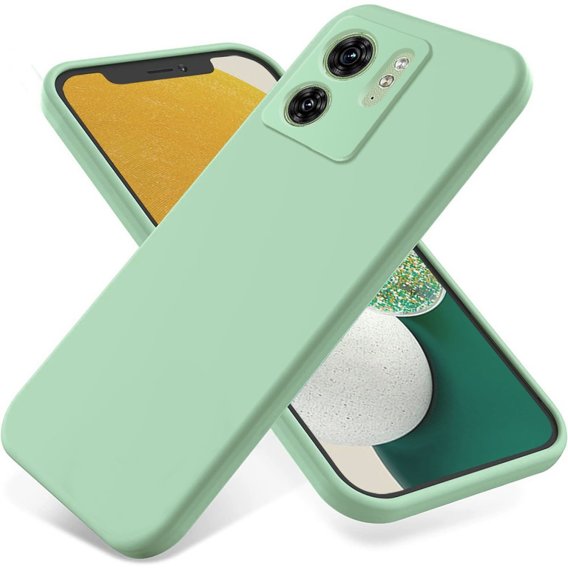 Θήκη για Motorola Edge 40 5G, Silicone Lite, πράσινη