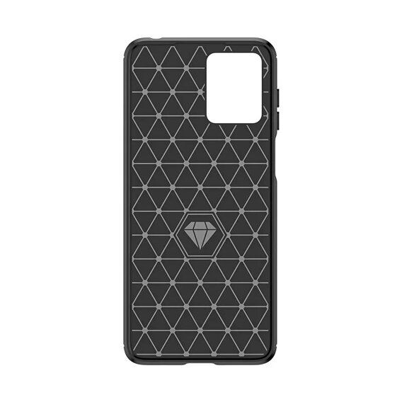 Θήκη για Motorola Moto G14, Carbon, μαύρη