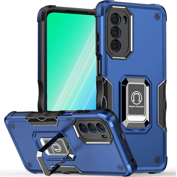 Θήκη για Motorola Moto G22, Dual-Layer Armor, μπλε