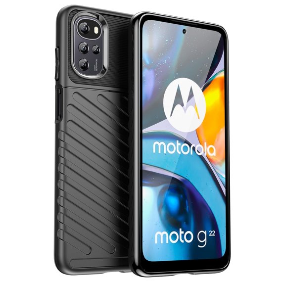 Θήκη για Motorola Moto G22, Thunder, μαύρη