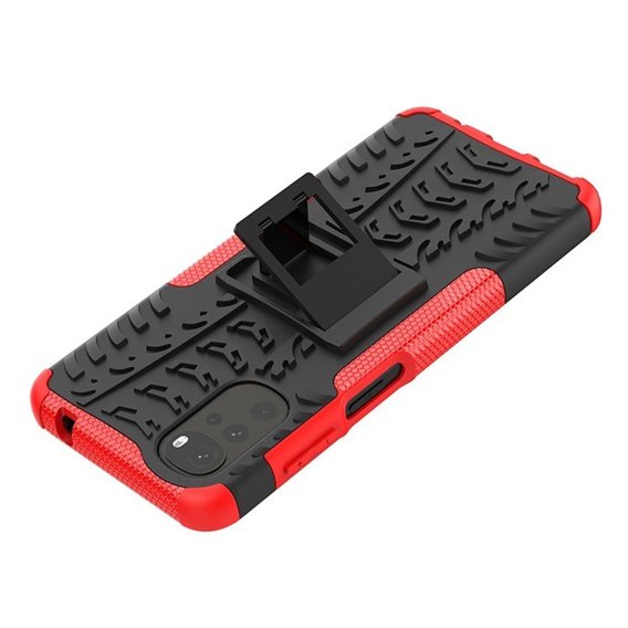 Θήκη για Motorola Moto G22, Tire Armor, κόκκινη