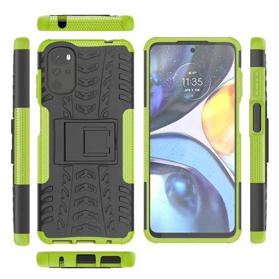 Θήκη για Motorola Moto G22, Tire Armor, πράσινη