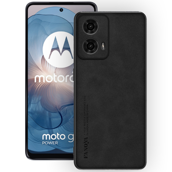 Θήκη για Motorola Moto G24 / G24 Power / G04, ERBORD Business, με πλάκα στήριξης αυτοκινήτου, μαύρη