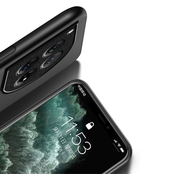 Θήκη για OnePlus 12 5G, με μαγνητική λαβή, μαύρη