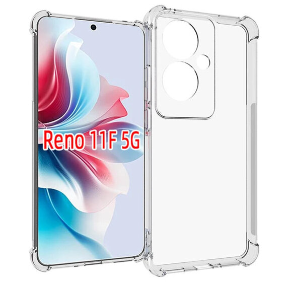 Θήκη για Oppo Reno 11F 5G, Dropproof, διαφανής