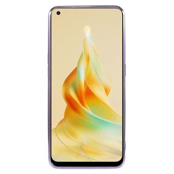 Θήκη για Oppo Reno8 T 4G, Glitter Flower, μωβ