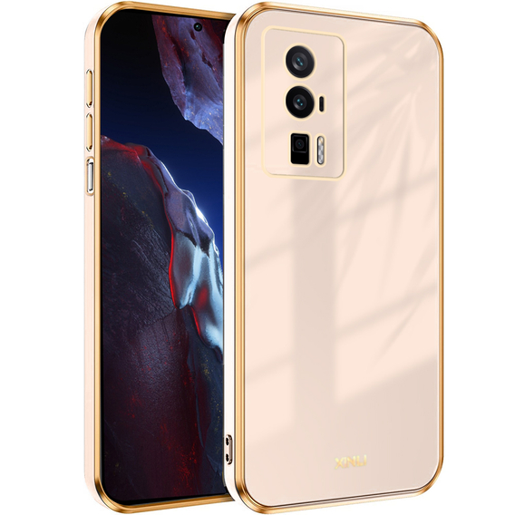 Θήκη για Poco F5 Pro 5G, Glamour CamShield, ροζ