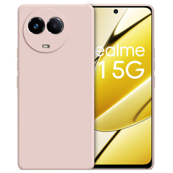 Θήκη για Realme 11 5G, Silicone Lite, ροζ