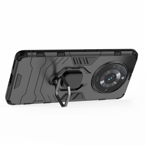 Θήκη για Realme 11 Pro / 11 Pro +, Kickstand Ring, μαύρη