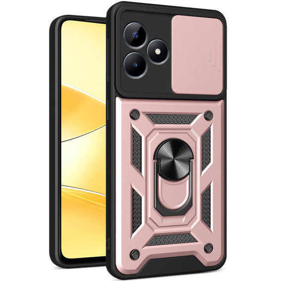 Θήκη για Realme C51, CamShield Slide, ροζ rose gold