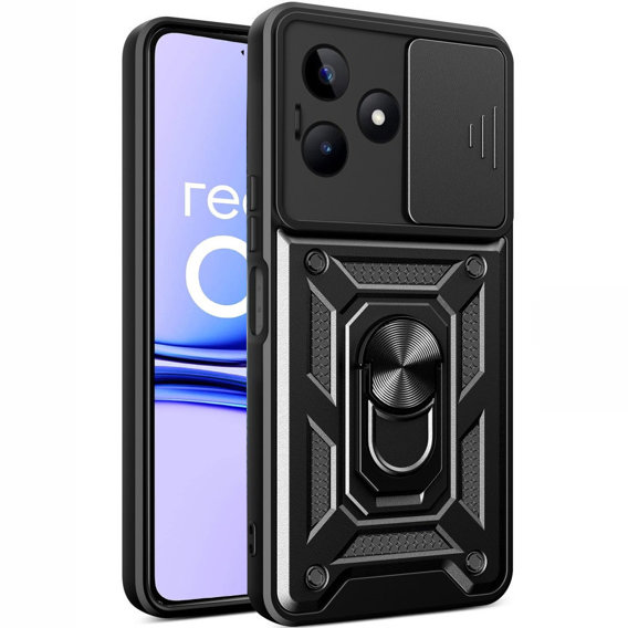 Θήκη για Realme C53 4G, CamShield Slide, μαύρο