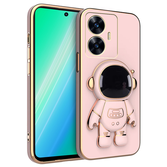 Θήκη για Realme C55, Astronaut, ροζ rose gold