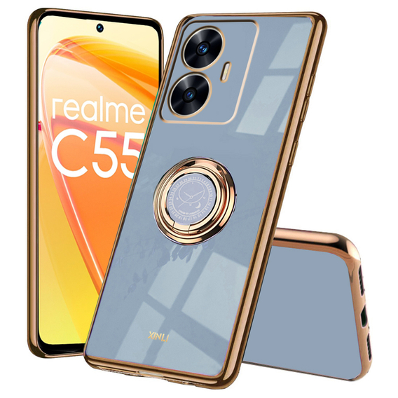 Θήκη για Realme C55, Electro Ring, μπλε