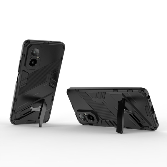 Θήκη για Realme C67, Military kickstand, μαύρη