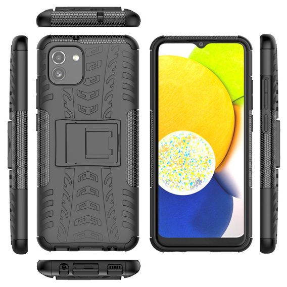 Θήκη για Samsung Galaxy A03, Tire Armor, μαύρη