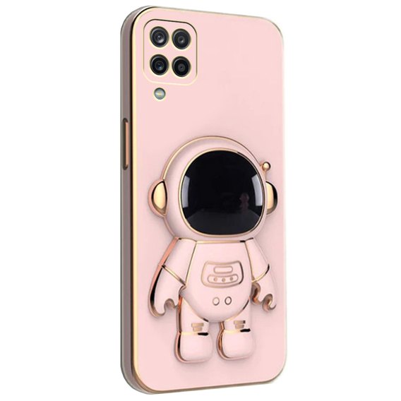 Θήκη για Samsung Galaxy A12 / M12 / A12 2021, Astronaut, ροζ rose gold