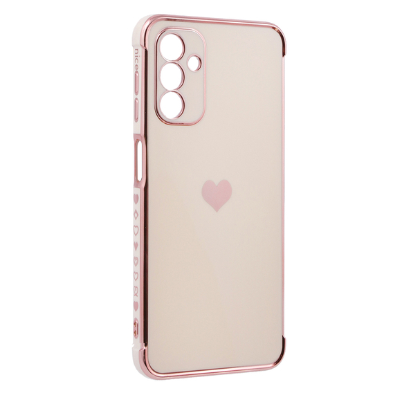 Θήκη για Samsung Galaxy A13 5G, Electro heart, ροζ rose gold