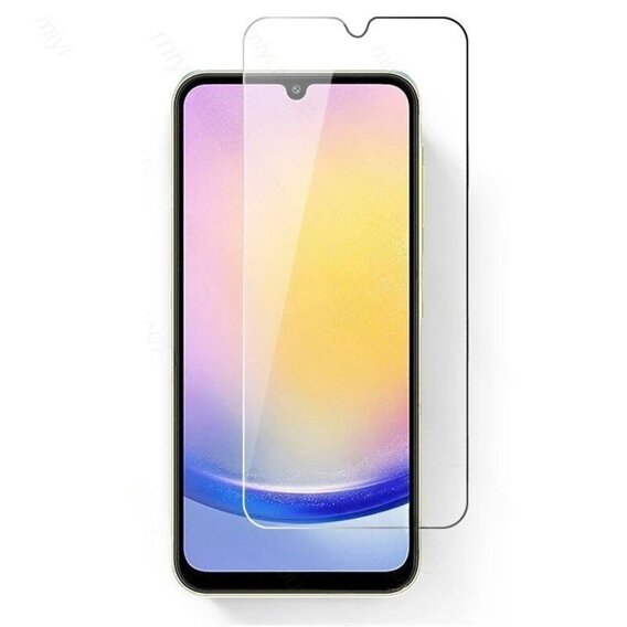 Θήκη για Samsung Galaxy A25 5G, Fusion, διαφανής / μαύρη + γυαλί 9H 