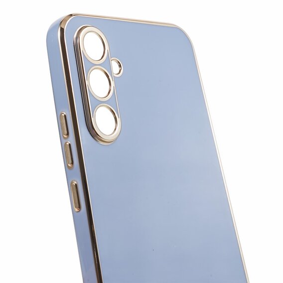 Θήκη για Samsung Galaxy A25 5G, Glamour CamShield, μπλε + γυαλί 9H