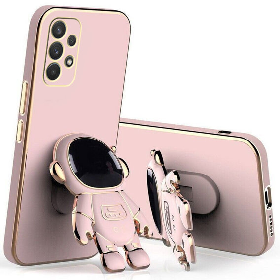 Θήκη για Samsung Galaxy A32 5G, Astronaut, ροζ rose gold