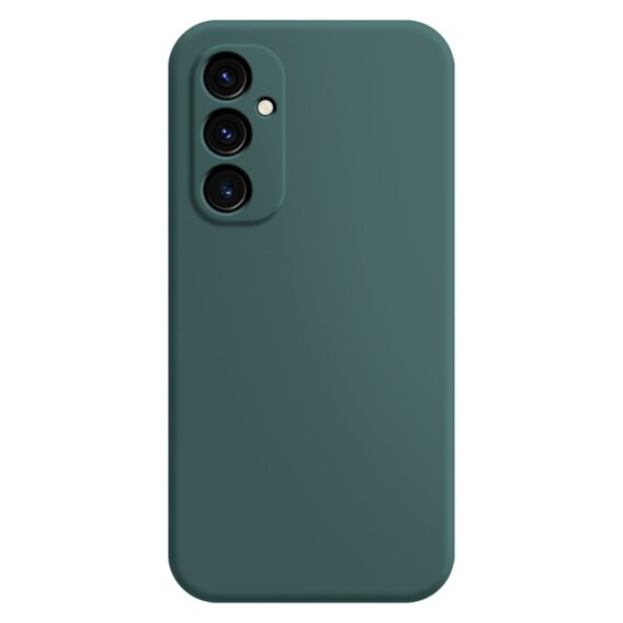 Θήκη για Samsung Galaxy A35 5G, Silicone Lite, σκούρα πράσινη