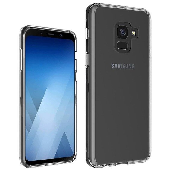 Θήκη για Samsung Galaxy A8 2018, Fusion Hybrid, διαφανής