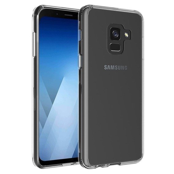 Θήκη για Samsung Galaxy A8 2018, Fusion Hybrid, διαφανής