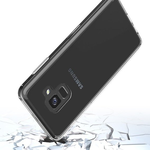 Θήκη για Samsung Galaxy A8 2018, Fusion Hybrid, διαφανής