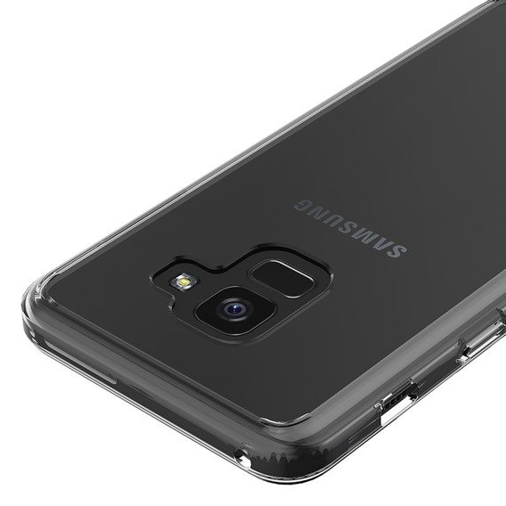 Θήκη για Samsung Galaxy A8 2018, Fusion Hybrid, διαφανής