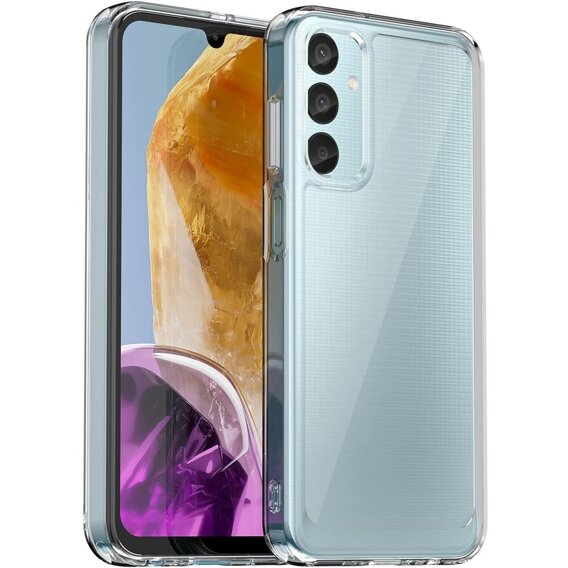 Θήκη για Samsung Galaxy M35, Fusion Hybrid, διαφανής