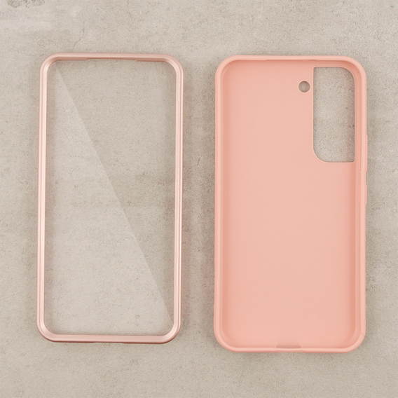 Θήκη για Samsung Galaxy S22, Suritch Full Body, ροζ rose gold