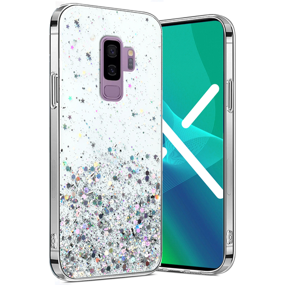 Θήκη για Samsung Galaxy S9+ Plus, Glittery, διαφανής