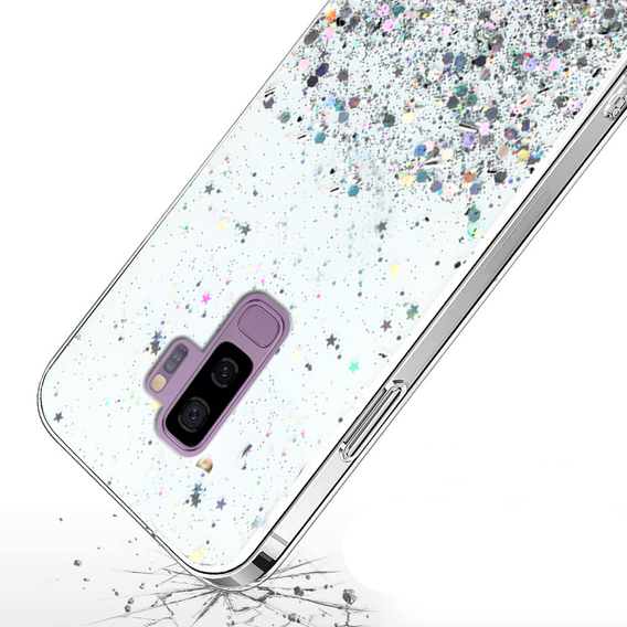 Θήκη για Samsung Galaxy S9+ Plus, Glittery, διαφανής