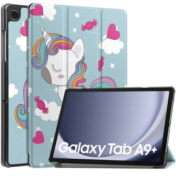 Θήκη για Samsung Galaxy Tab A9+, Smartcase, unicorn