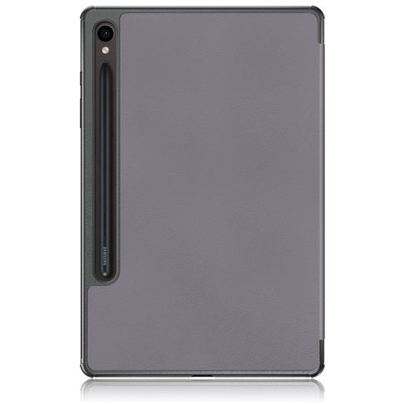 Θήκη για Samsung Galaxy Tab S9, Smartcase με χώρο για γραφίδα, γκρι