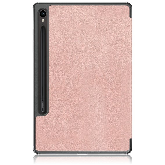 Θήκη για Samsung Galaxy Tab S9, Smartcase με χώρο για γραφίδα, ροζ rose gold