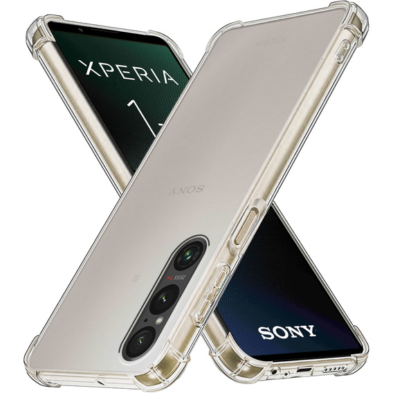 Θήκη για Sony Xperia 1 V, Dropproof, διαφανής