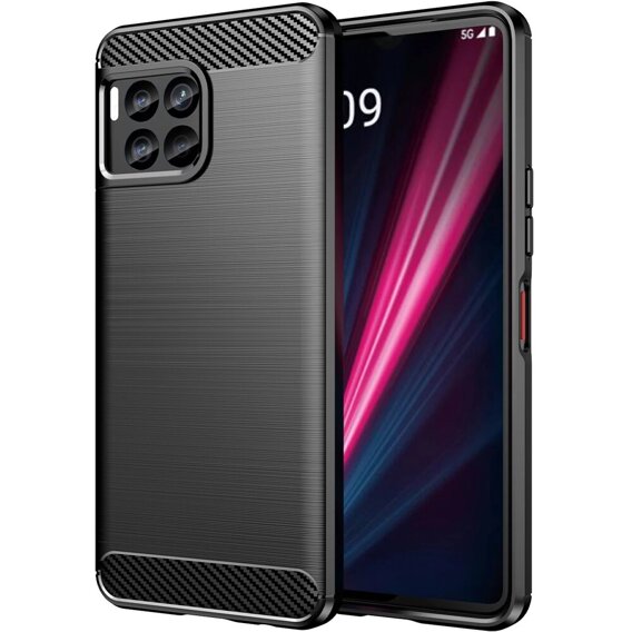 Θήκη για T Phone 2 Pro 5G, Carbon, μαύρη