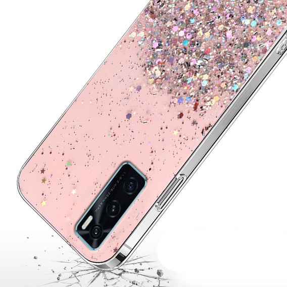 Θήκη για Vivo S7E/ Y73S/ Y70/ V20 SE, Glittery, ροζ