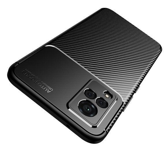 Θήκη για Vivo V21 5G, Carbon Gel, μαύρη