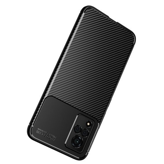 Θήκη για Vivo V21 5G, Carbon Gel, μαύρη