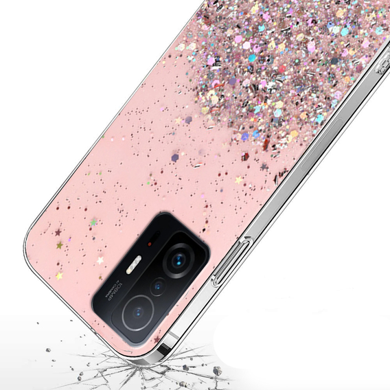 Θήκη για Xiaomi 11T / 11T Pro, Glittery, ροζ