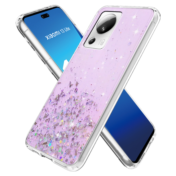 Θήκη για Xiaomi 13 Lite, Glittery, μωβ