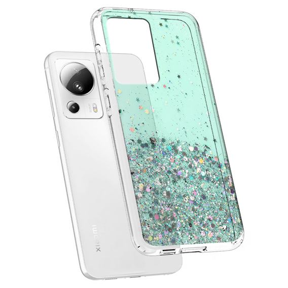 Θήκη για Xiaomi 13 Lite, Glittery, πράσινη