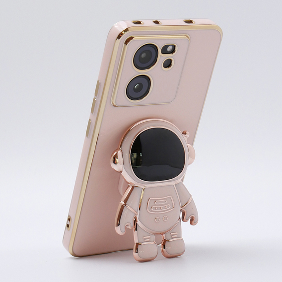 Θήκη για Xiaomi 13T / 13T Pro, Astronaut, ροζ rose gold