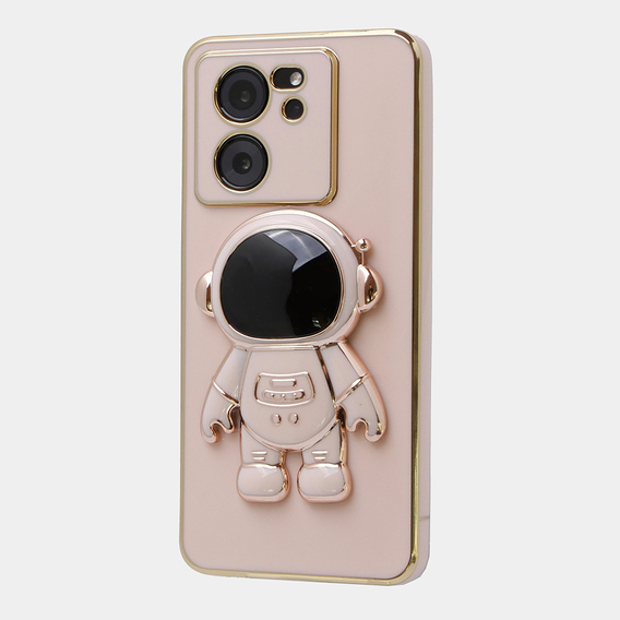 Θήκη για Xiaomi 13T / 13T Pro, Astronaut, ροζ rose gold