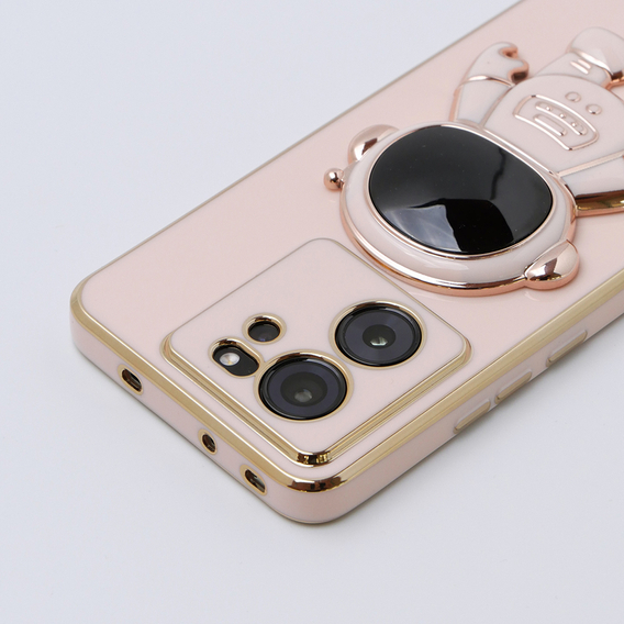 Θήκη για Xiaomi 13T / 13T Pro, Astronaut, ροζ rose gold