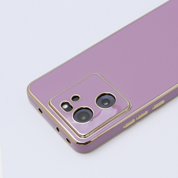 Θήκη για Xiaomi 13T / 13T Pro, Glamour CamShield, μωβ