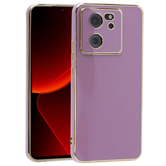 Θήκη για Xiaomi 13T / 13T Pro, Glamour CamShield, μωβ